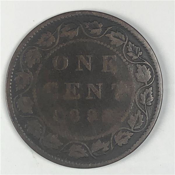 Canadian Large Cent 1895 AG