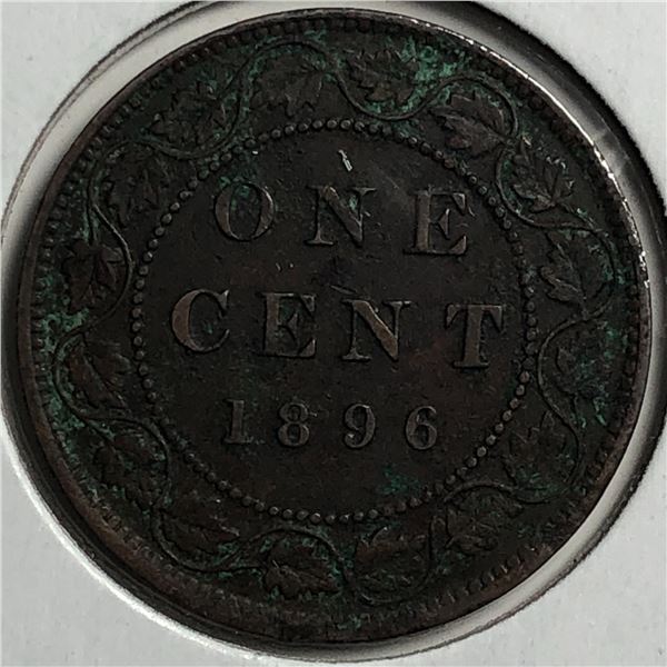 Canadian Large Cent 1896 VF+