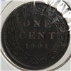 Image 1 : Canadian Large Cent 1901 EF+++