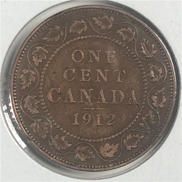 Canadian Large Cent 1912 VF