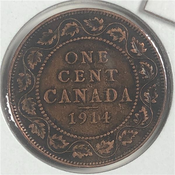 Canadian Large Cent 1914 VF