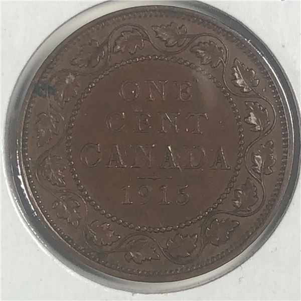 Canadian Large Cent 1915