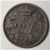 Image 1 : Canadian .10 Cent Dime 1858 5over5 Nice Example