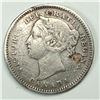 Image 2 : Canadian .10 Cent Dime 1880