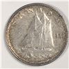 Image 1 : Canadian .10 Cent Dime 1950