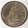 Image 1 : Canadian .10 Cent Dime 1963 Rainbow Tonning