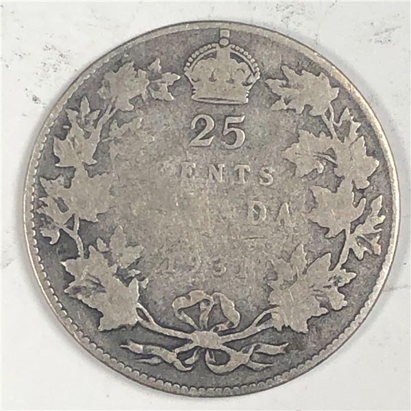 1931 King George V 25 Cents