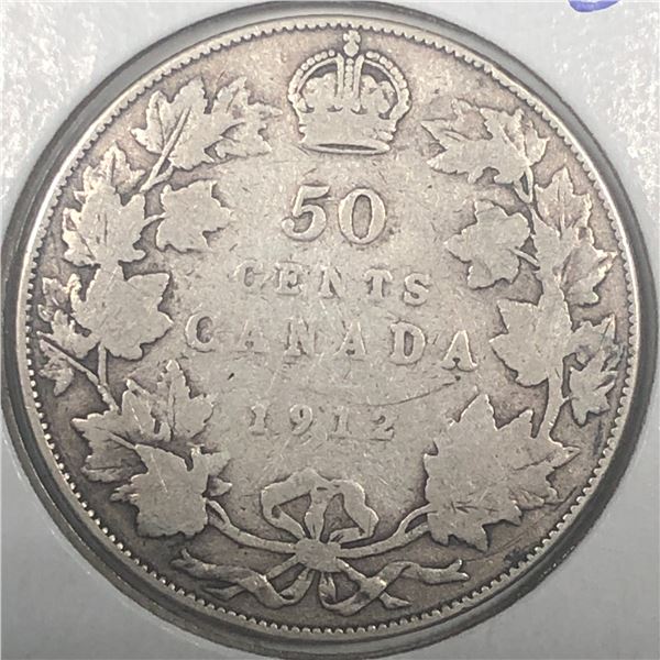 1912 King George V 50 Cents