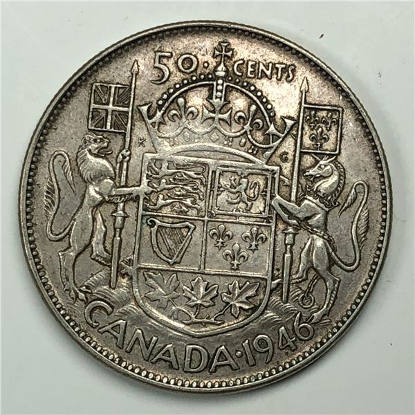 1946 King George VI 50 Cents