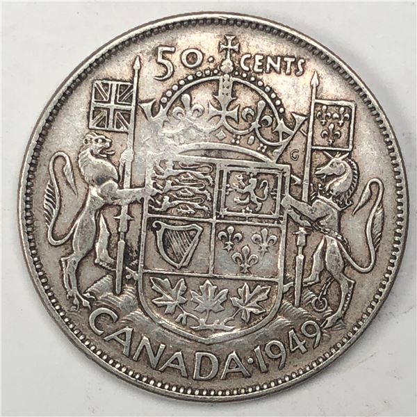 1949 King George VI 50 Cents