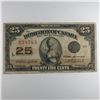 Image 1 : 1923 25 Cent Shinplaster DC-24c Letter L Campbell/Clark