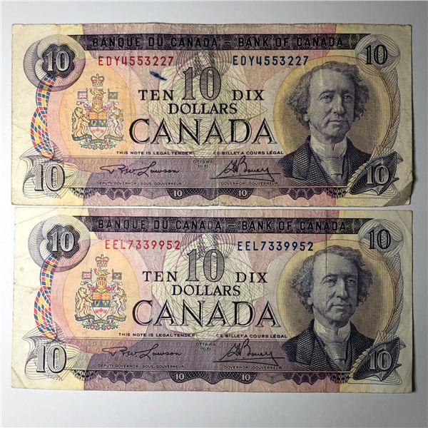 2-1971 10 Dollar Bill