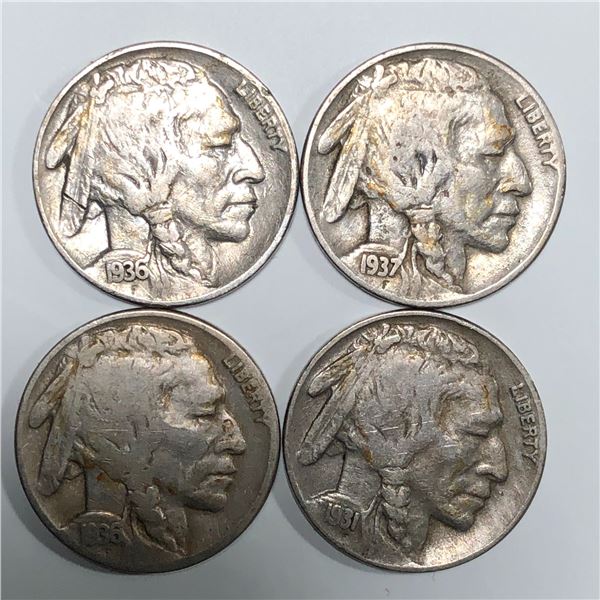 Group Lot of US Nickels One semi Key Date