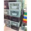 Image 2 : Lot Of 5 Very Clean Rectangle Milk Crates