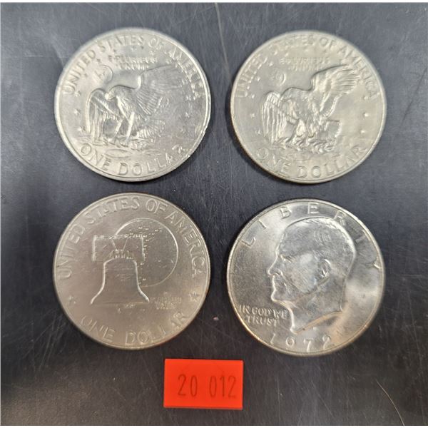 Vintage American Eisenhower One Dollar Coins