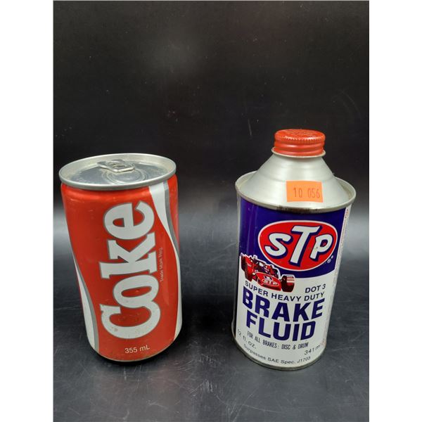 Vintage STP Heavy Duty Brake Fluid Tin