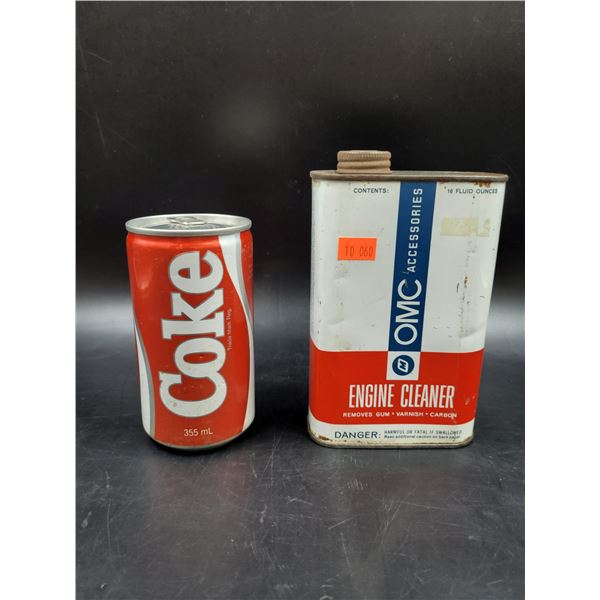Vintage OMC Engine Cleaner Tin