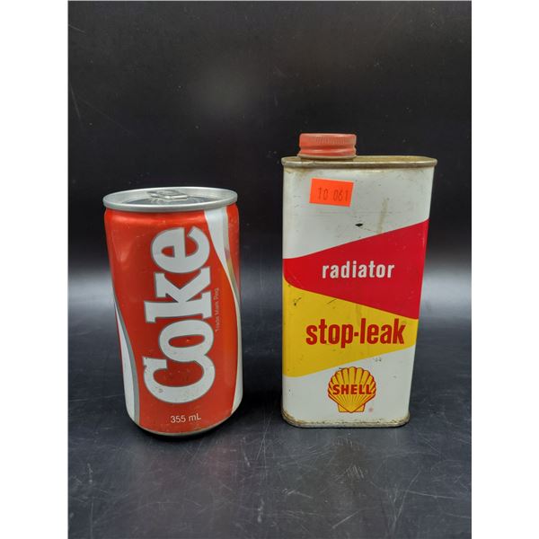 Vintage Shell Radiator Stop-Leak Tin