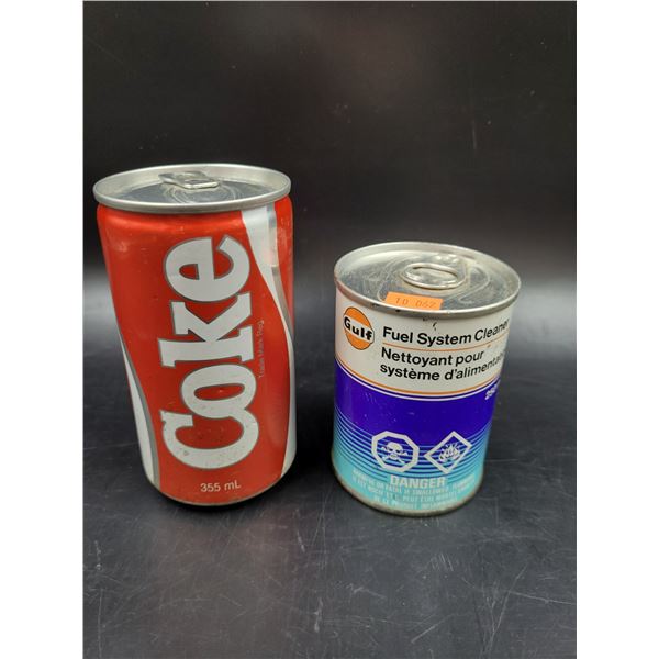 Full Vintage Gulf Fuel System Cleaner Tin