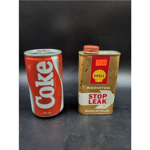 Vintage Shell Radiator Stop-Leak Tin