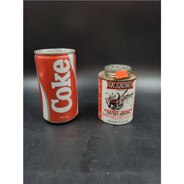 Vintage Gasgacinch Gasket Sealer Tin