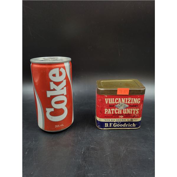 Vintage BF Goodrich Vulcanizing Patch Units Tin
