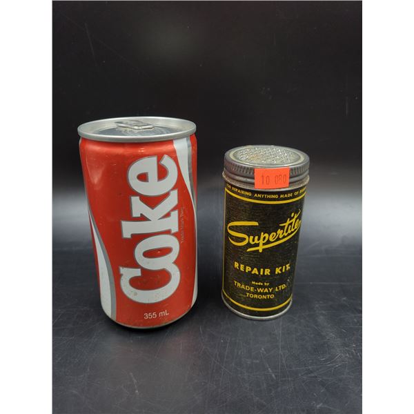 Vintage Supertite Rubber Repair Kit Tin
