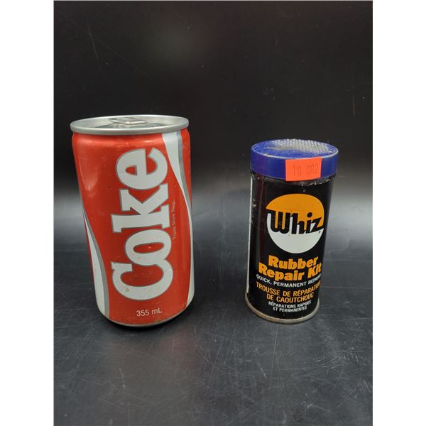 Vintage Whiz Rubber Repair Kit Tin