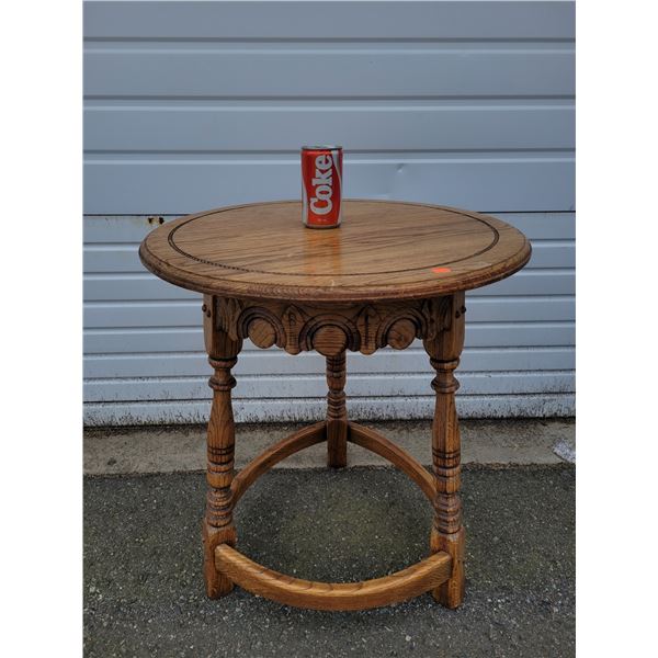 Vintage Oak Side Table