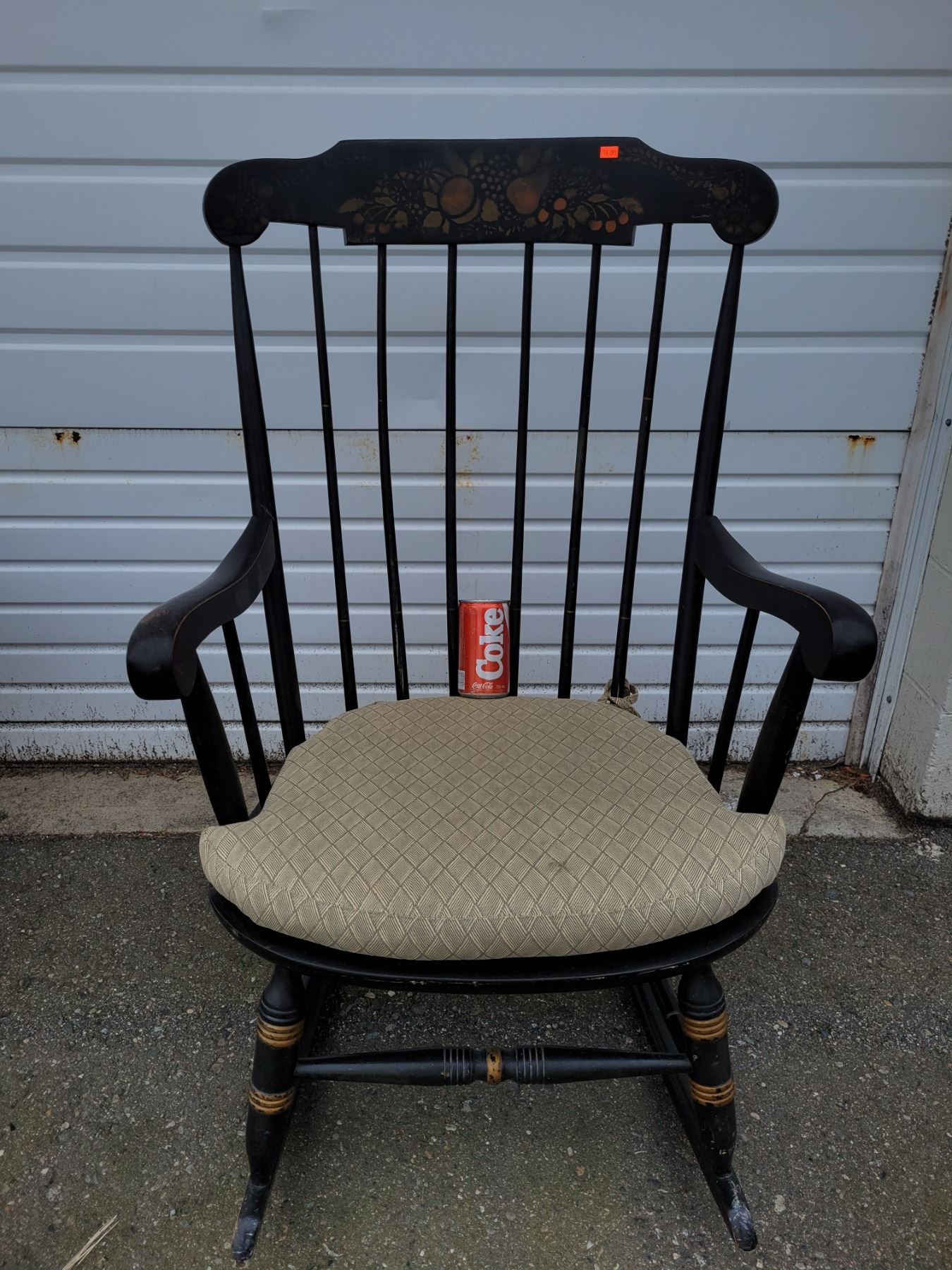 Original Stencil Early Boston Rocker