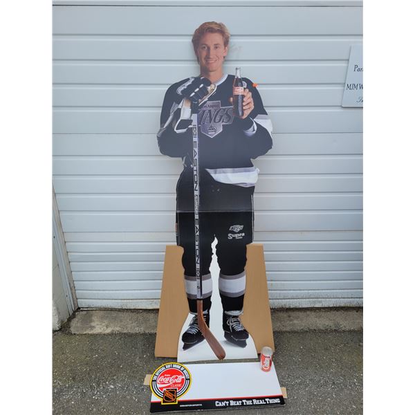 Wayne Gretzky LA Kings Coca-Cola Cut-Out