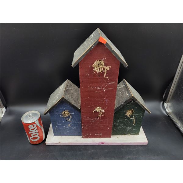 3 Wooden Houses Décor