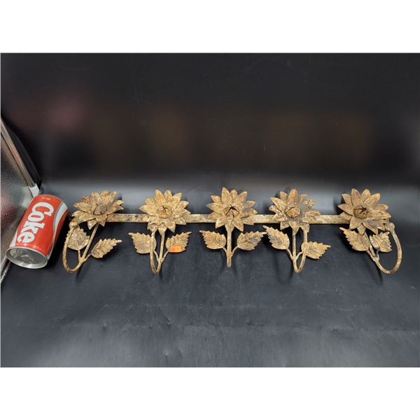 Metal Flower Coat Hook