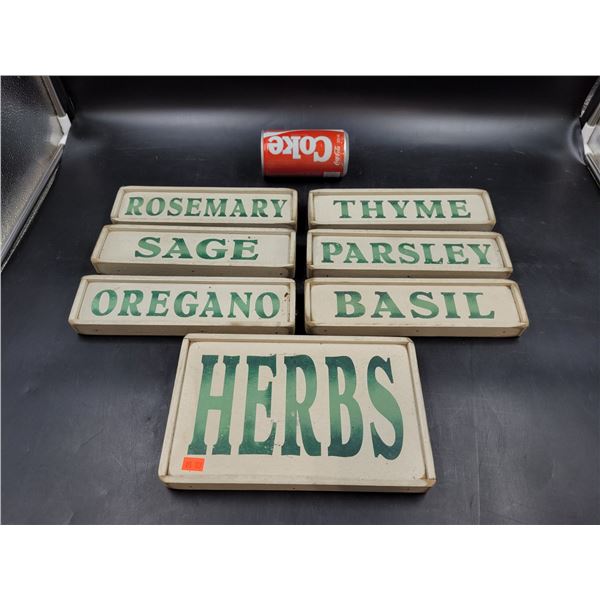 Herb Garden Signs