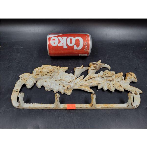 Cast Iron Flower Coat Hook