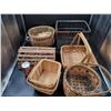Decorative Basket and Crab Trap Lot