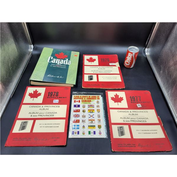 Vintage Canada & Provinces Stamp Albums