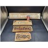 Image 1 : Welcome Home Wood Signs