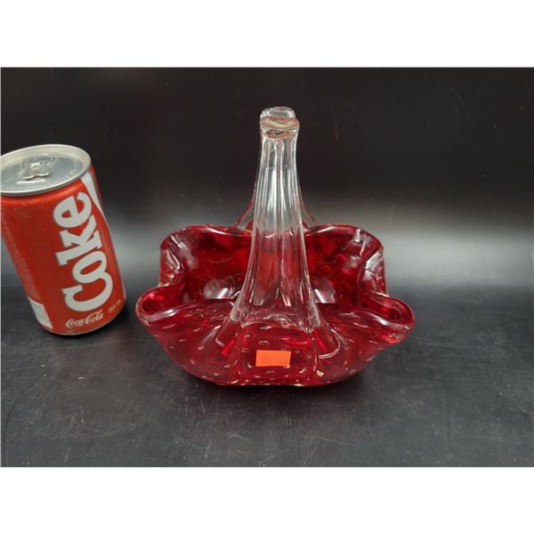 Vintage Art Glass Bowl