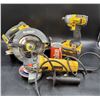 Image 1 : Dewalt Circular Saw, Cordless Impact Driver, and Angle Grinder