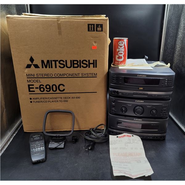 Mitsubishi Mini Stereo Component System E-690C