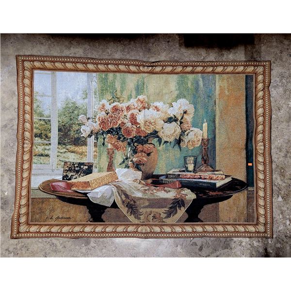Floral Tapestry Wall Hanging
