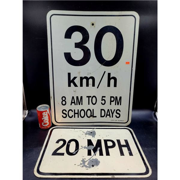 Aluminum Speed Limit Signs