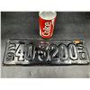 Image 1 : Vintage 1929 License Plate
