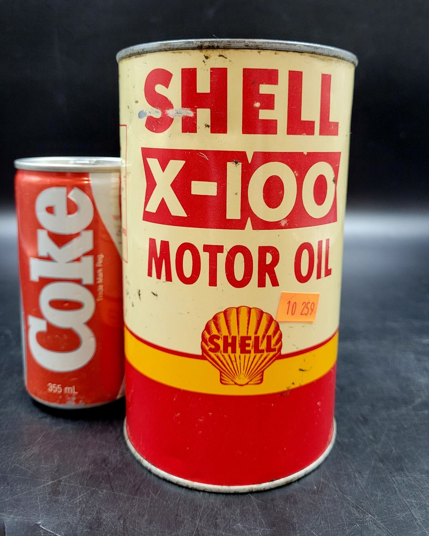 Shell Can Vintage Shell Motor Oil Can
