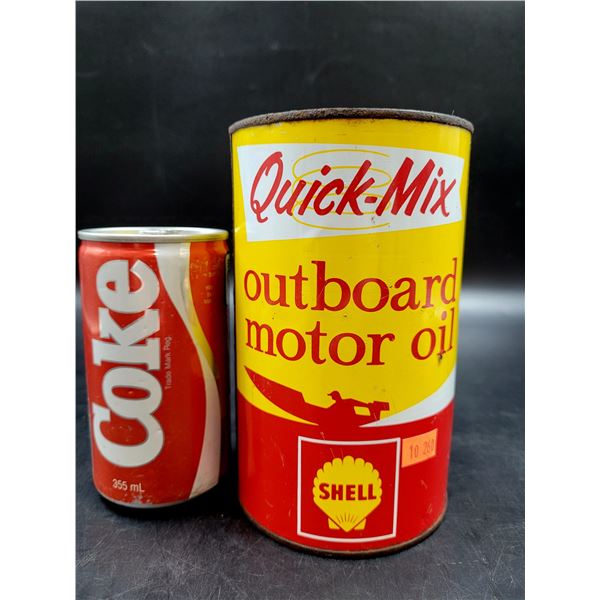 Vintage Shell Motor Oil Can