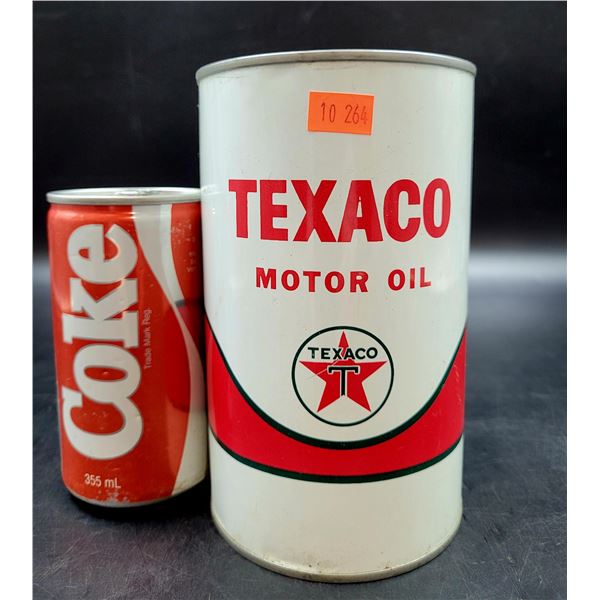 Vintage Texaco Motor Oil Can