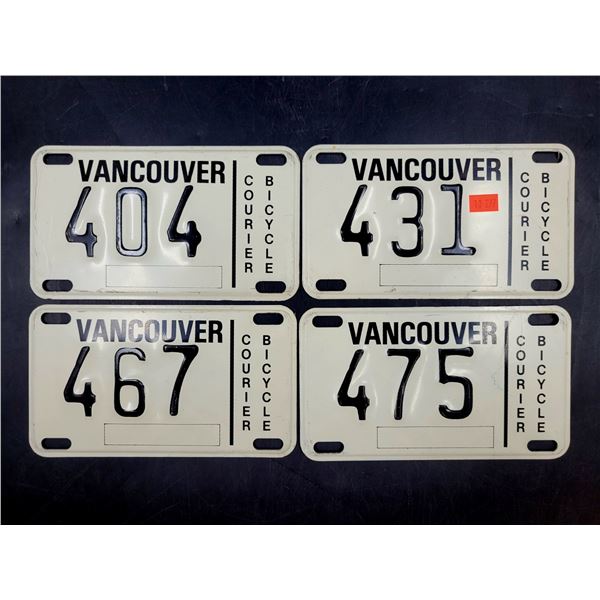 Vintage Vancouver, B.C Bicycle License Plates