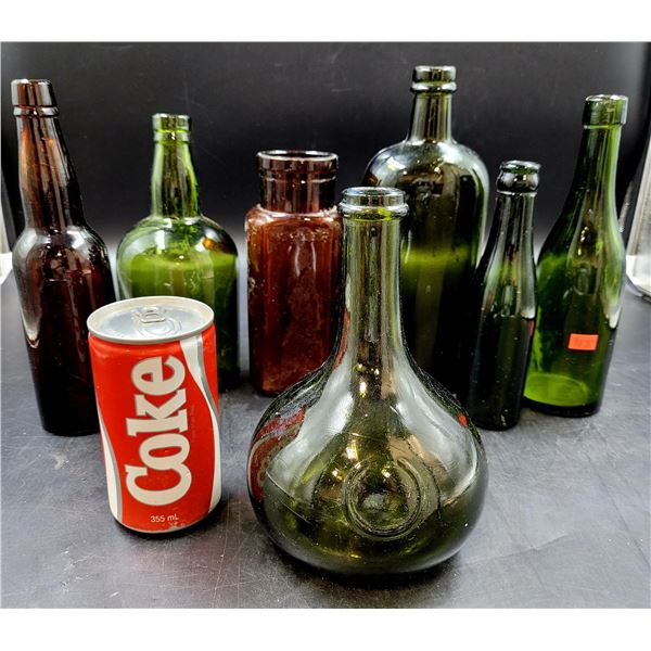 Vintage Glass Bottle Lot