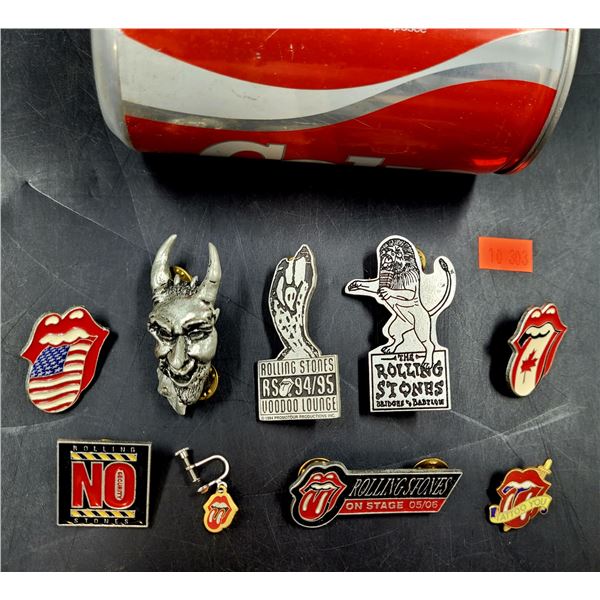 The Rolling Stones Pin Lot